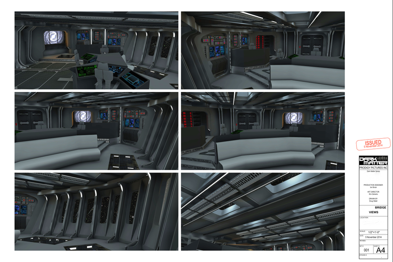 Illustration for article titled Exclusive Dark Matter Concept Art Is Loaded With Glorious Spaceships!